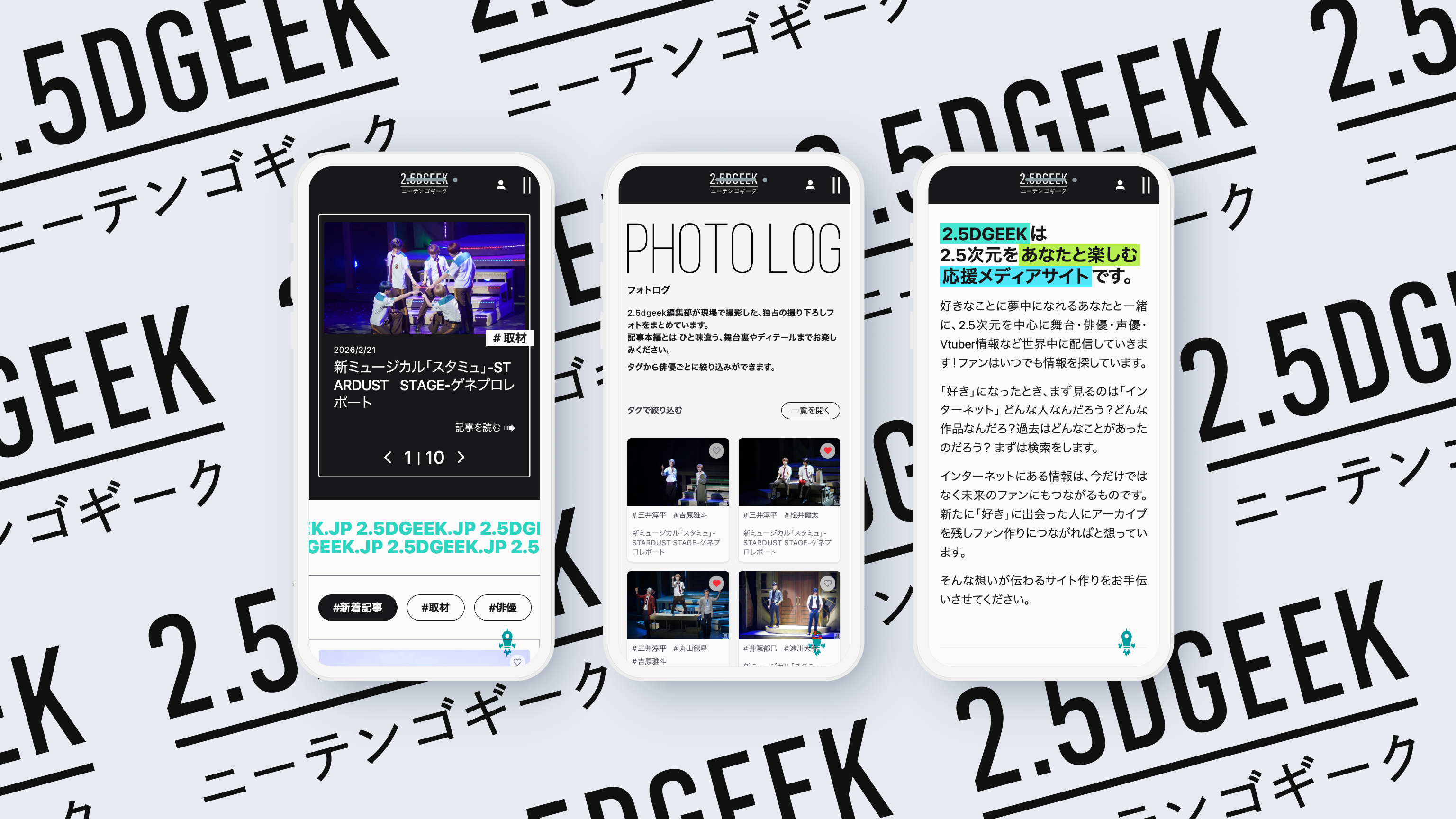 2.5DGEEK 全体ページモック