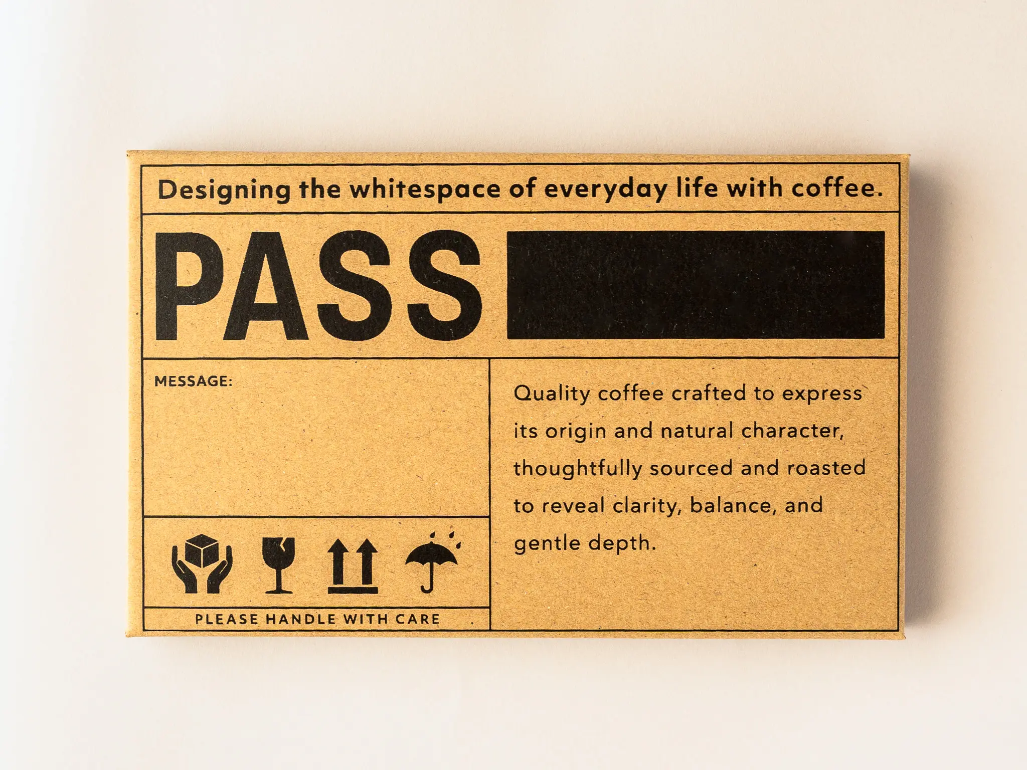 PASS COFFEE プロダクト写真